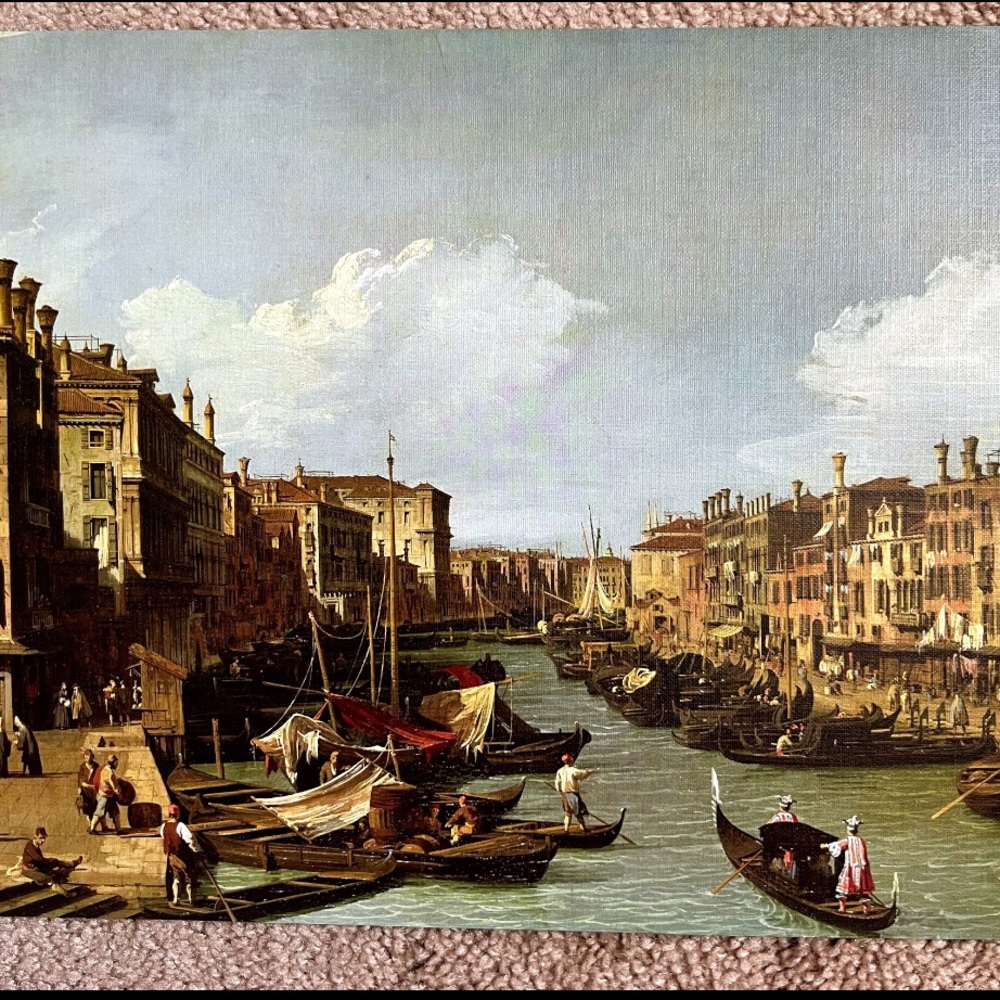 IMP “The Grand Canal Near The Rialto Bridge, Venice” 13.5” x 10” PRINT